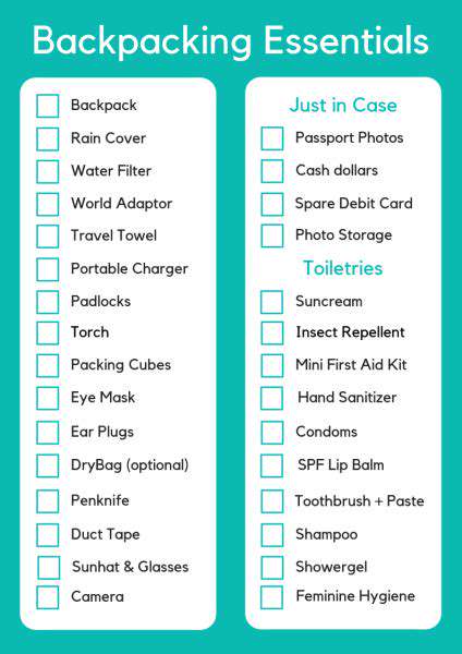 PackingEssentials:FromEntertainmenttoSafety