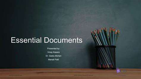 EssentialDocumentsandRequirements